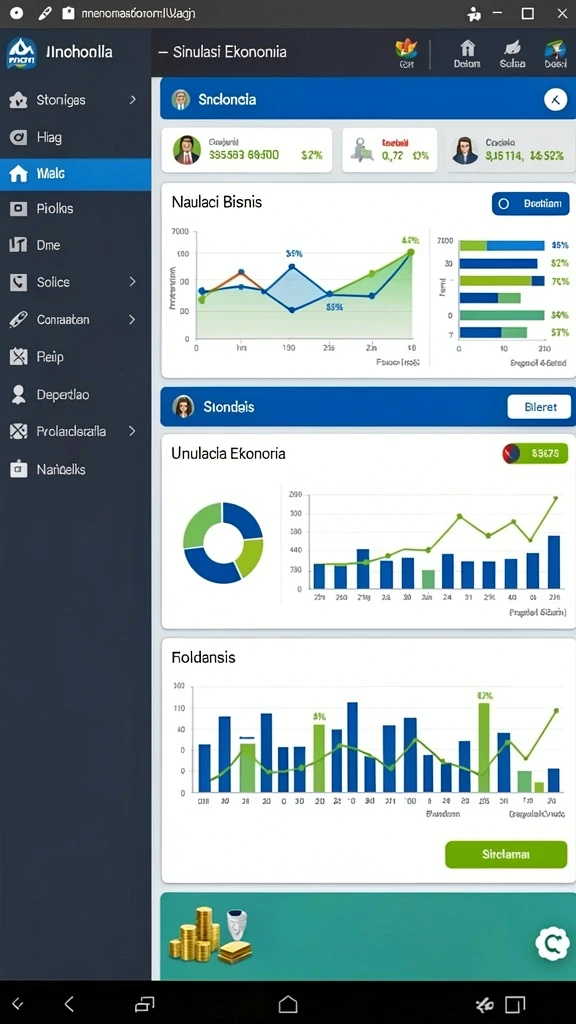 Interface yang mudah digunakan untuk semua pemain.