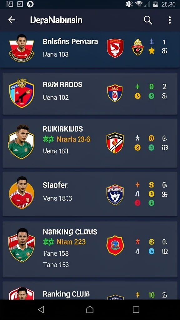 Karakter unik yang dapat dipilih untuk bermain.