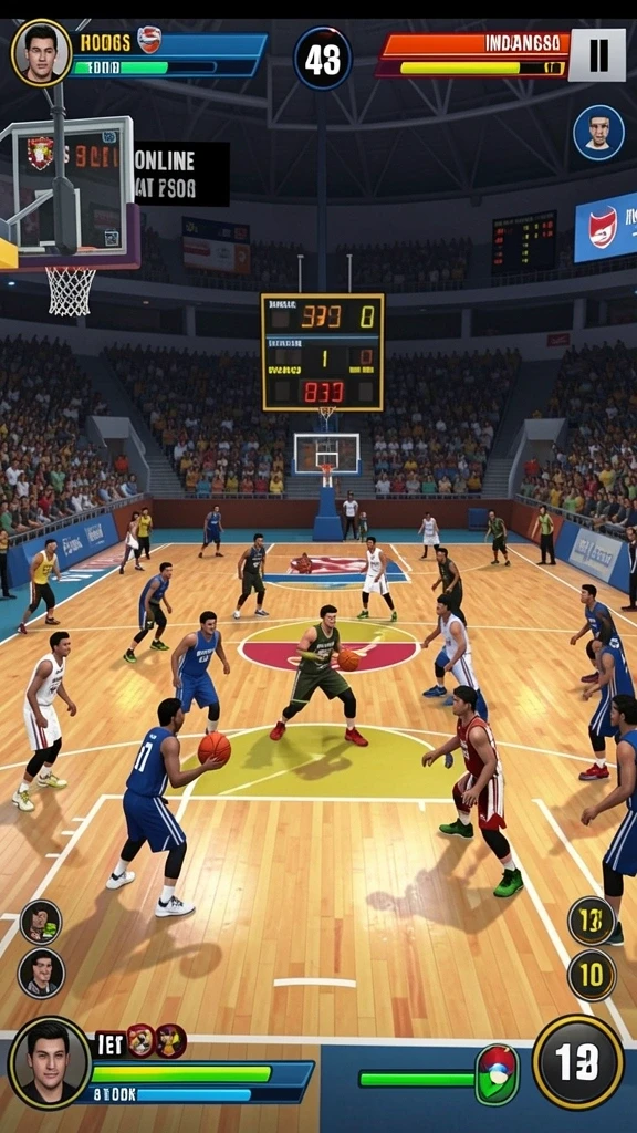 Fitur multiplayer yang mendukung kerjasama tim.