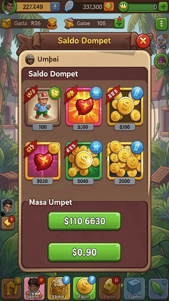 Sistem reward yang menarik untuk pemain aktif.