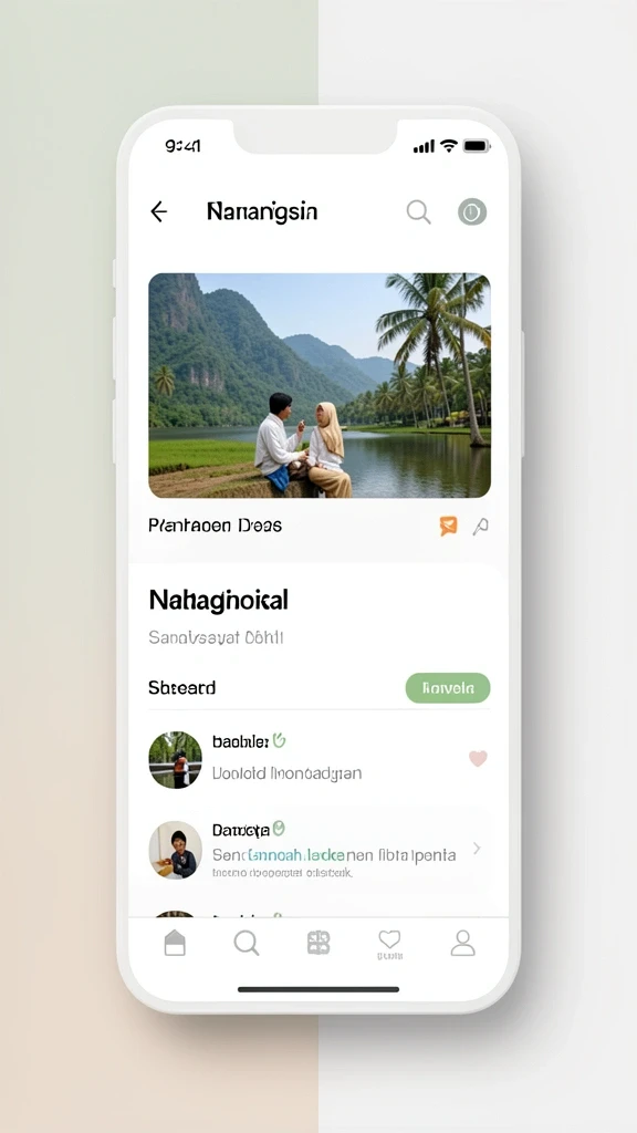 Tangkapan layar menunjukkan tampilan antarmuka yang menarik dan user-friendly.