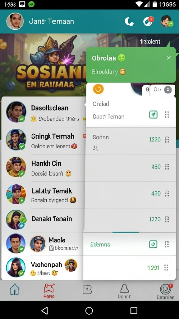 Karakter-karakter unik siap beraksi.