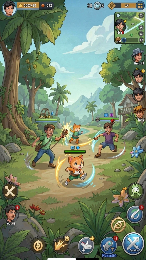Mode multiplayer memungkinkan bermain dengan teman.