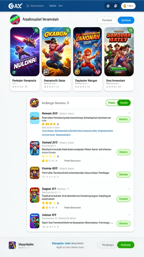 Menu tantangan harian yang menarik.