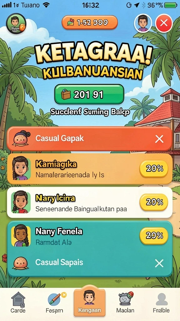 Tampilan antarmuka yang ramah pengguna.