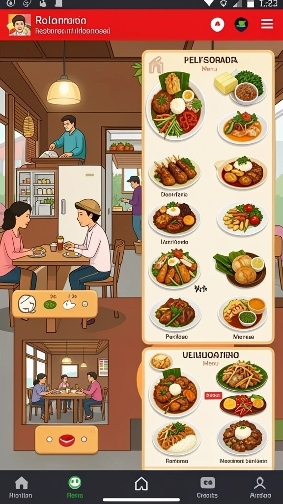 Tampilan antarmuka pengguna yang menarik dan mudah digunakan.