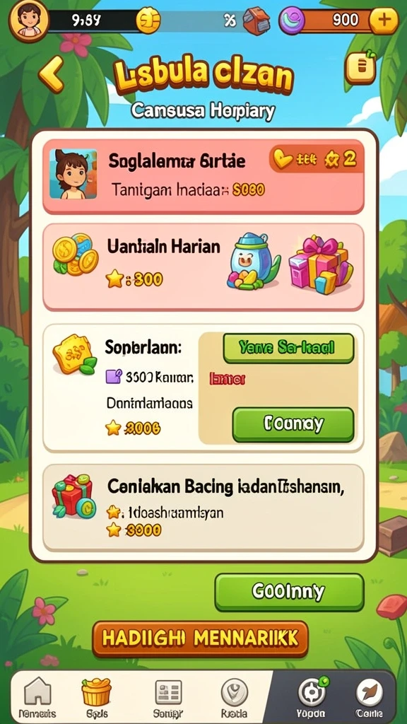 Beragam pilihan permainan tersedia untuk semua jenis pemain.