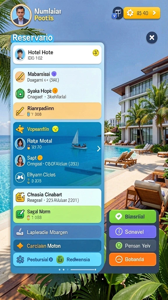 Tampilan awal game OLX128 yang menarik.