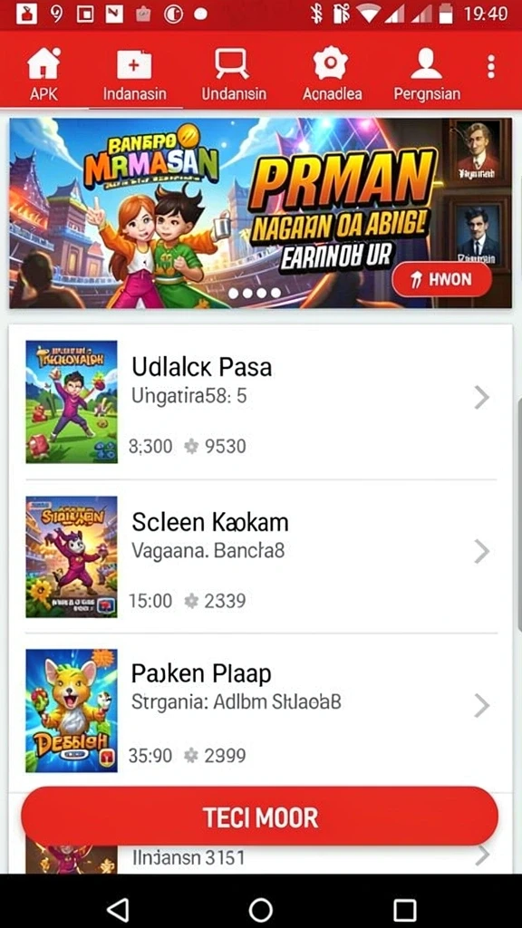 Screenshot dari aksi pertarungan yang mendebarkan.