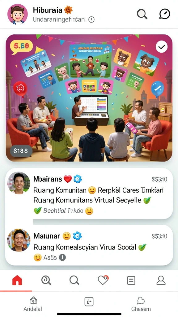 Fitur multiplayer memungkinkan bermain dengan teman dan pemain lain.