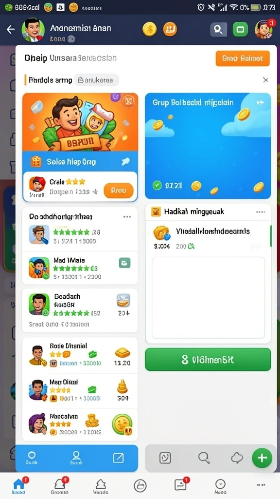 Fitur live draw yang mendebarkan.