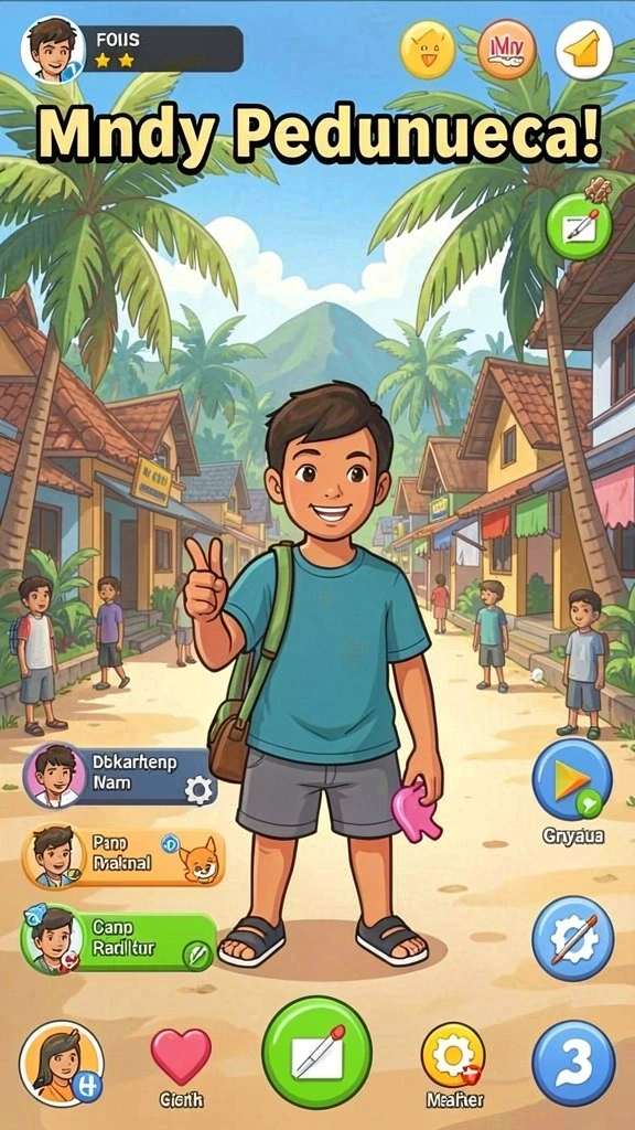 Berbagai tantangan seru menanti Anda di dalam game.