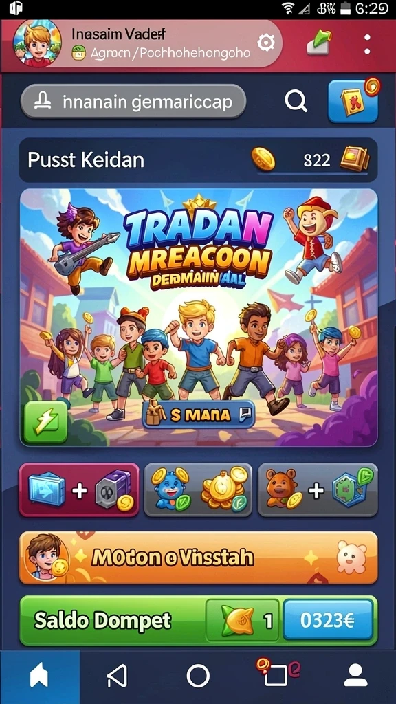 Tampilan antarmuka yang modern dan menarik.