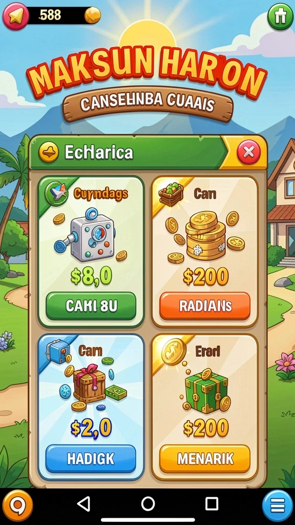 Sistem reward yang menarik dan memotivasi.