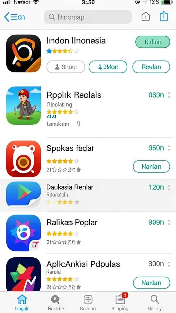 Screenshot dari item bonus yang bisa didapatkan di dalam permainan.